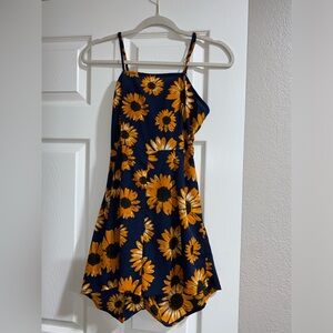 Shein Sunflower Print Romper